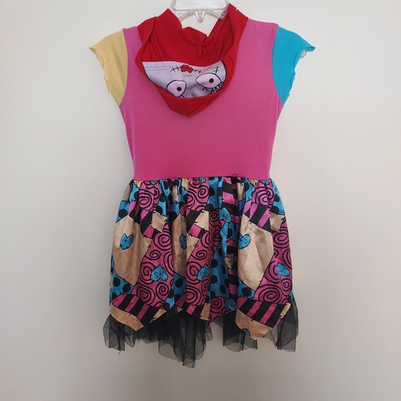 Disney Sally Hooded Halloween Costume with Patchwork Design Youth 7/8 - Picture 4 of 5